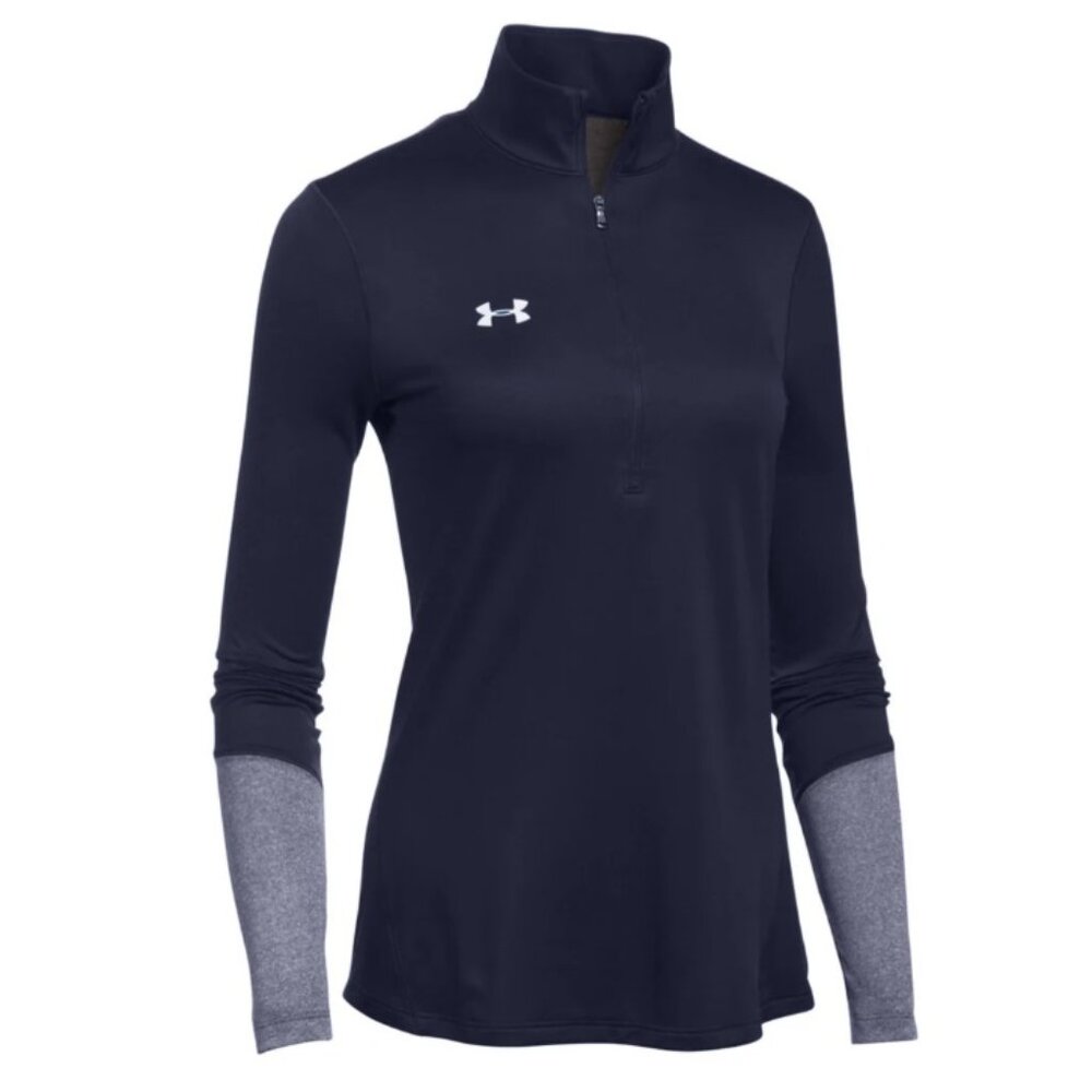Women's Navy Blue Under Armour Locker 1/4 Zip Pullover